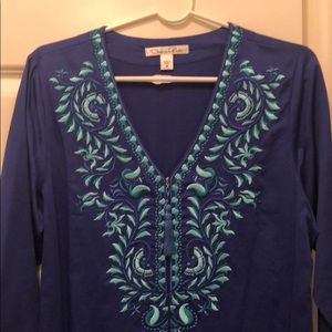 Oscar de la Renta Sateen Caftan